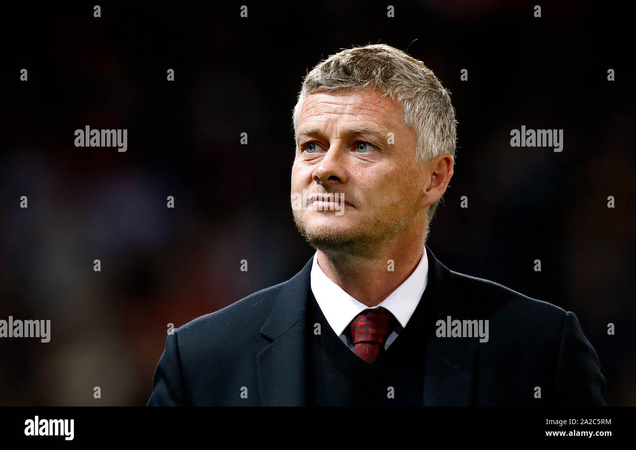 Il Manchester United manager Ole Gunnar Solskjaer Foto Stock