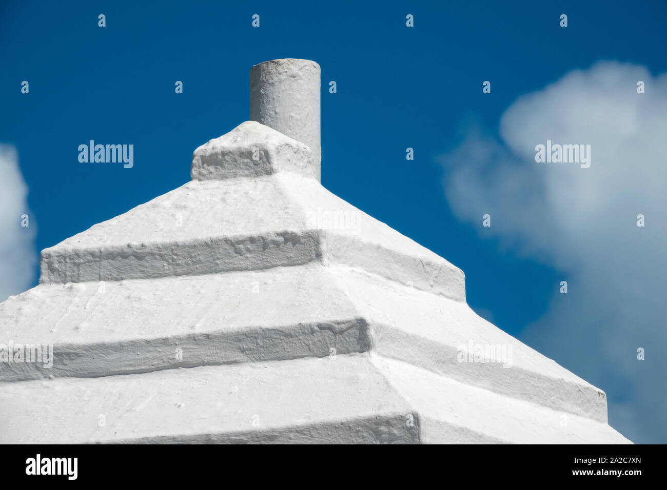 I dettagli architettonici degli edifici in Bermuda creazione di immagini grafiche e patterns Foto Stock