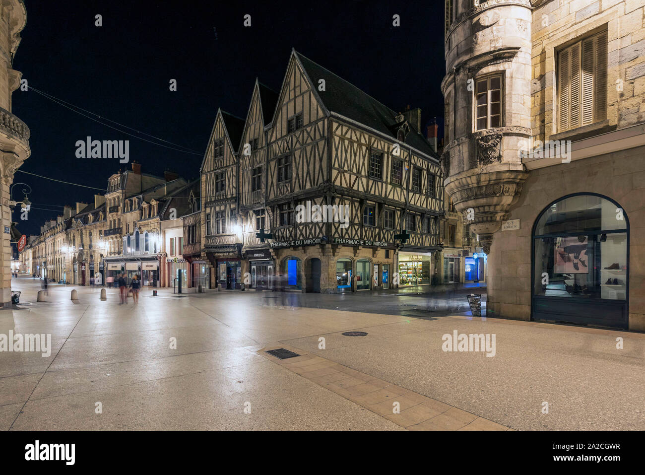 Casa di tre facce, Dijon, Francia. Foto Stock