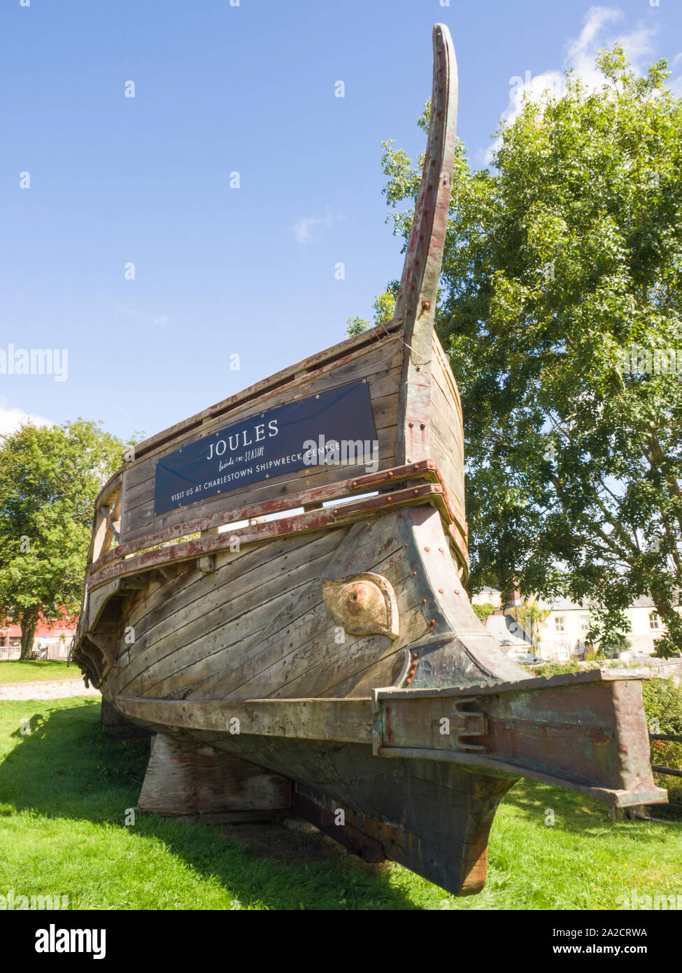 Replica di cucina romana a Charlestown Harbour, Cornwall, Regno Unito Foto Stock