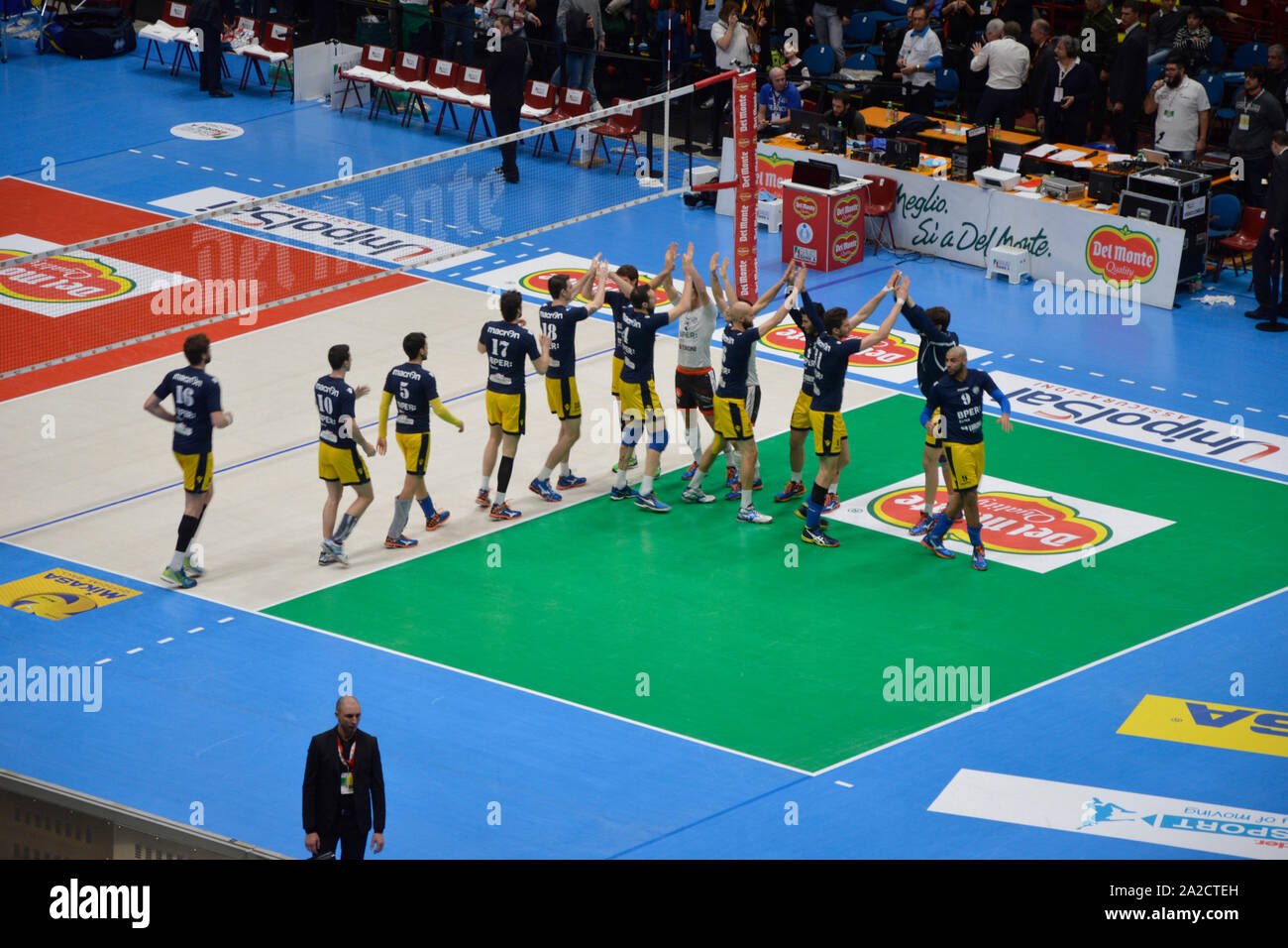 L'Italia, pallavolo, gara di campionato Foto Stock