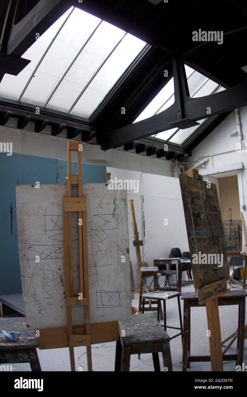 Glasgow School of Art studios interiore, 2014 Foto Stock