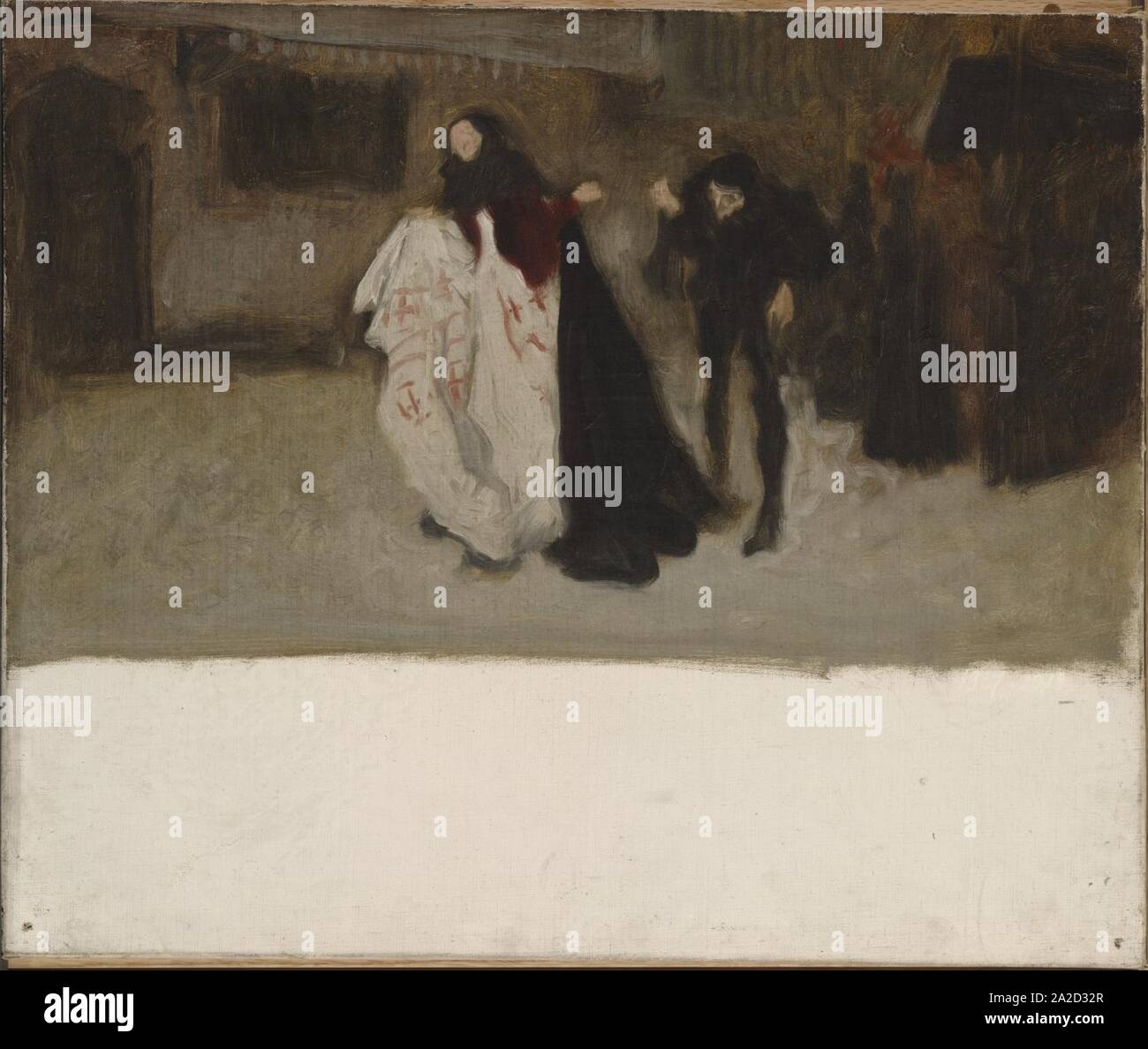 Edwin Austin Abbey - studio compositivo, per Richard, duca di Gloucester e la signora Anne Foto Stock