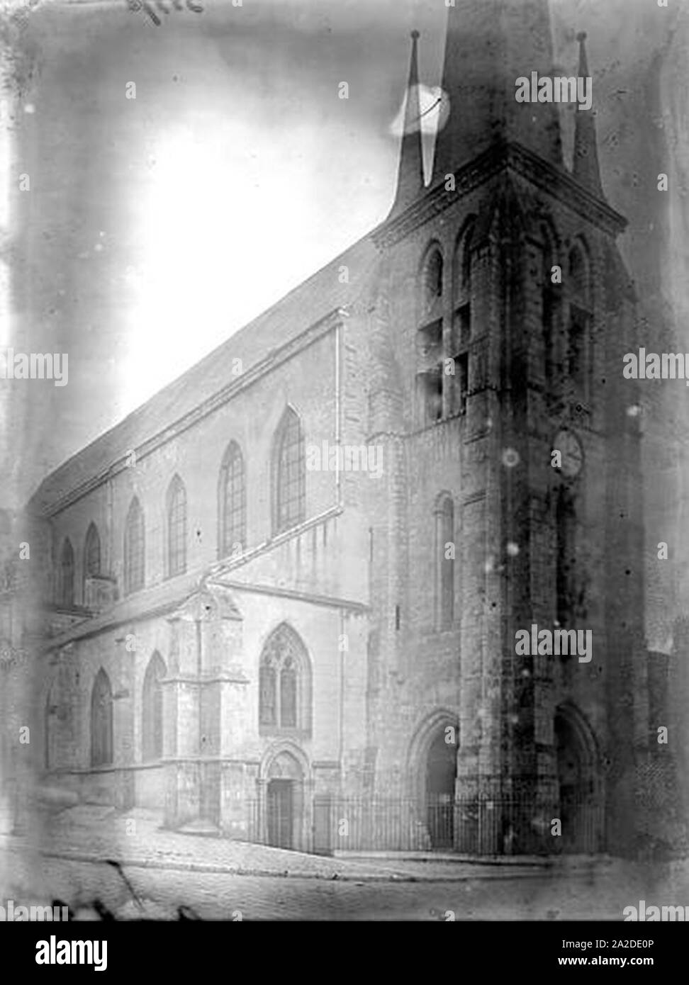 Eglise - Côté nord-ouest - Nemours - Médiathèque de l'architecture et du patrimoine - Foto Stock