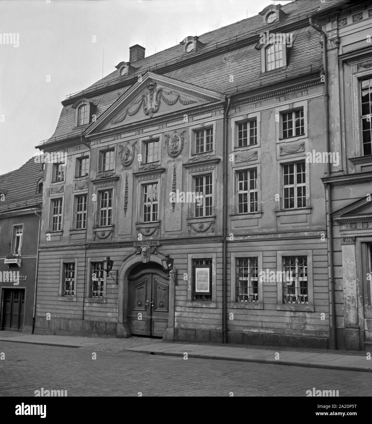Das Kreisumuseum in Plauen, Deutschland 1930er Jahre. Il museo presso la città di Plauen, Germania 19130s. Foto Stock