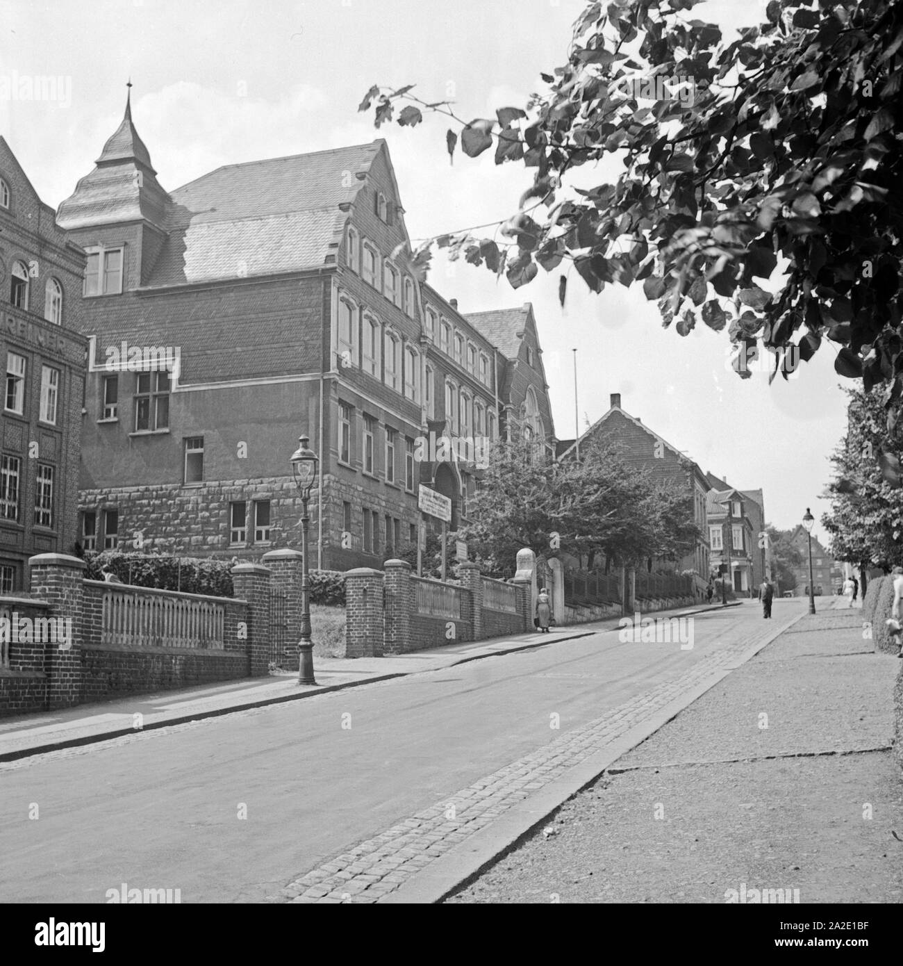 Die Messer- und Scherenfabrik Louis Perlmann in Solingen, Deutschland 1930er Jahre. Posate Azienda di Louis Perlmann a Solingen, Germania 1930s. Foto Stock