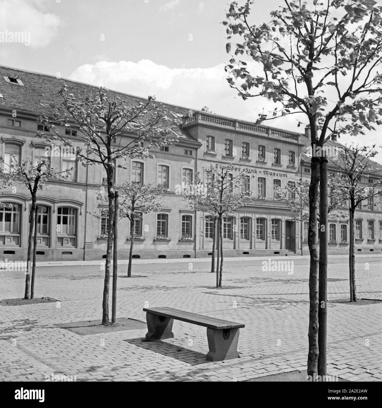 Das Theodor Zink Museum für Stadtgeschichte in Kaiserslautern, Deutschland 1930er Jahre. Il Theodor Zink museo presenta reperti della storia della città di Kaiserslautern, Germania 1930s. Foto Stock