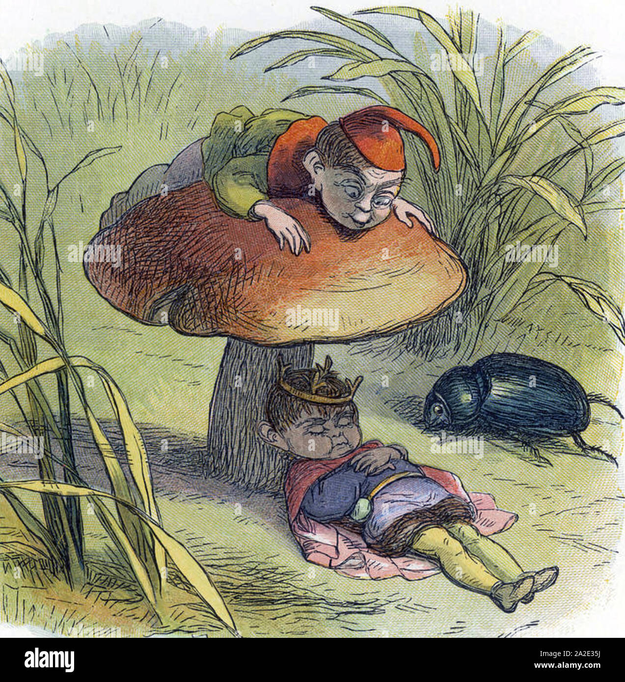 ELF re nel 1920s illustrazione Foto Stock