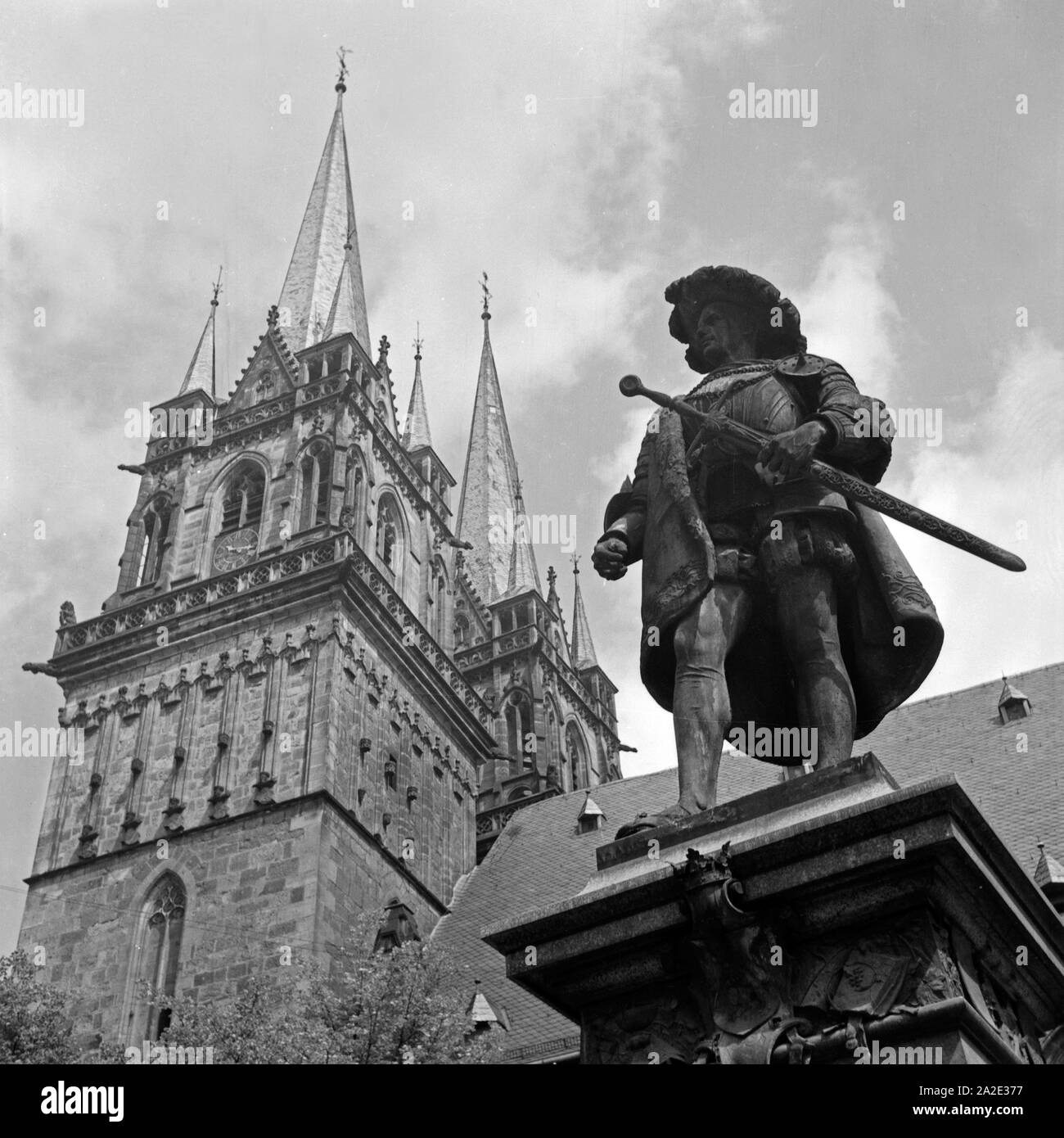 Die Evangelische Kirche San Martino a Kassel, Deutschland 1930er Jahre. Protestante la chiesa di San Martino a Kassel, Germania 1930s. Foto Stock