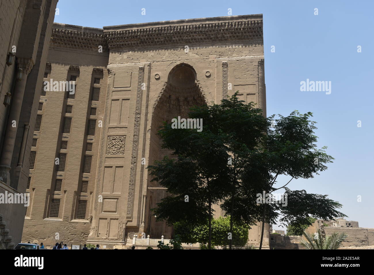 Sultan Moschea Hassan del Cairo in Egitto Foto Stock
