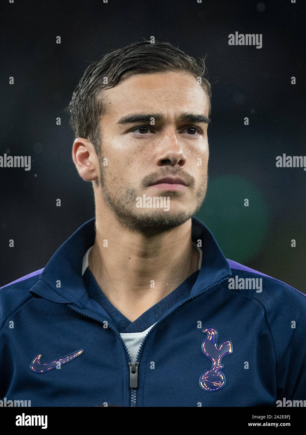 Londra, Regno Unito. 01 ott 2019. Harry Winks di speroni prima della UEFA Champions League match di gruppo tra Tottenham Hotspur e Bayern Monaco allo Stadio di Wembley a Londra, Inghilterra il 1 ottobre 2019. Foto di Andy Rowland. Credito: prime immagini multimediali/Alamy Live News Foto Stock