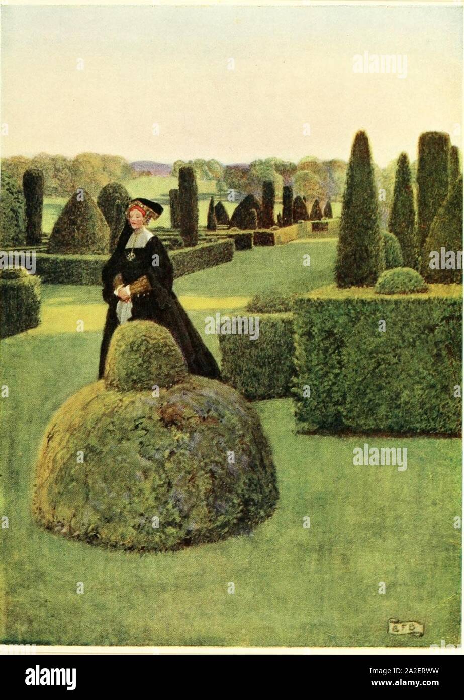 Eleanor Fortesque Brickdale Golden Book di donne famose (1919) (14590723400). Foto Stock