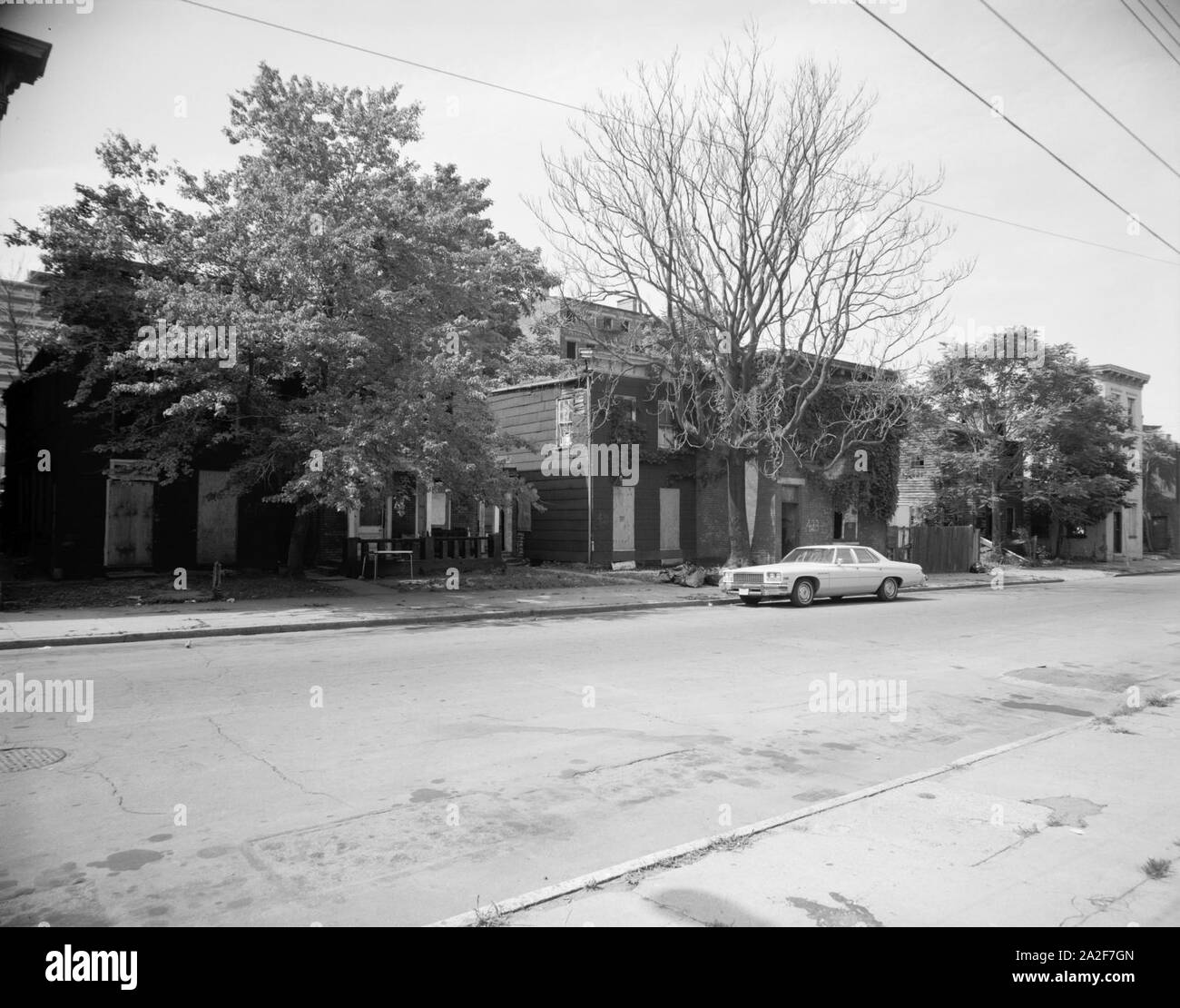Elizabeth Street nel Betts-Longworth quartiere storico. Foto Stock