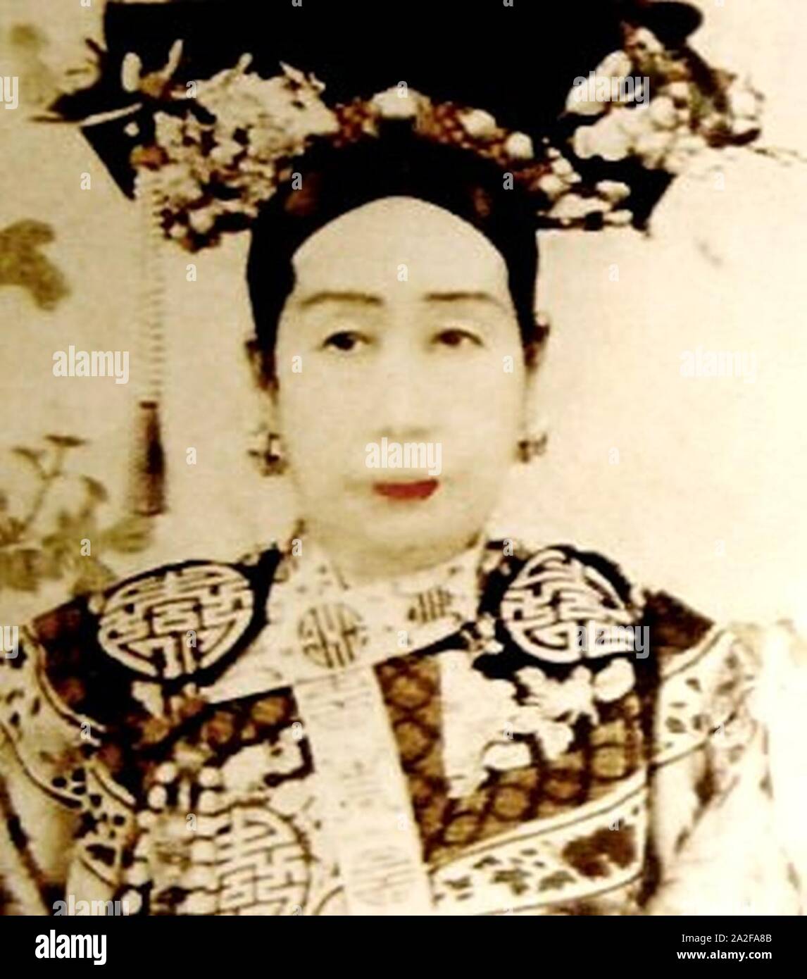 Empress Dowager di Cina. Foto Stock