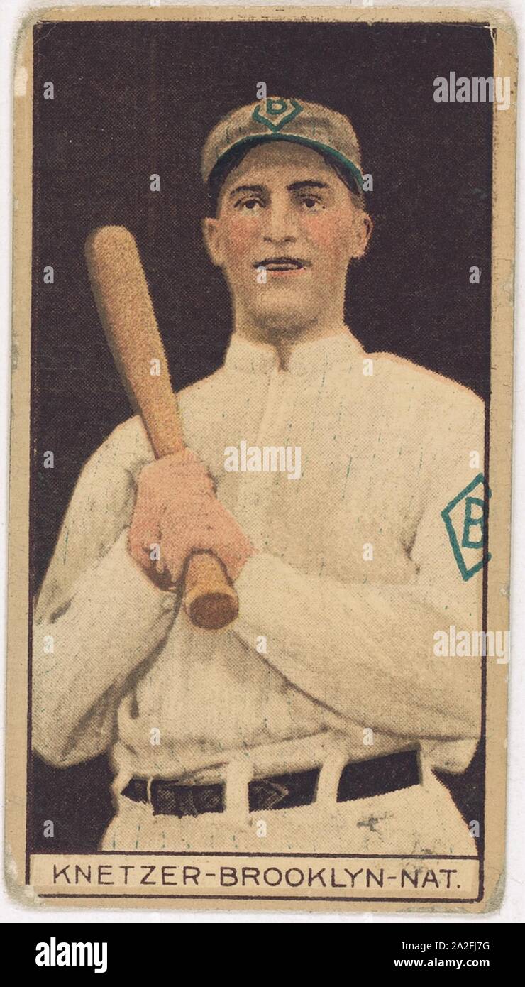 Elmer Knetzer, Brooklyn Dodgers, baseball card ritratto Foto Stock