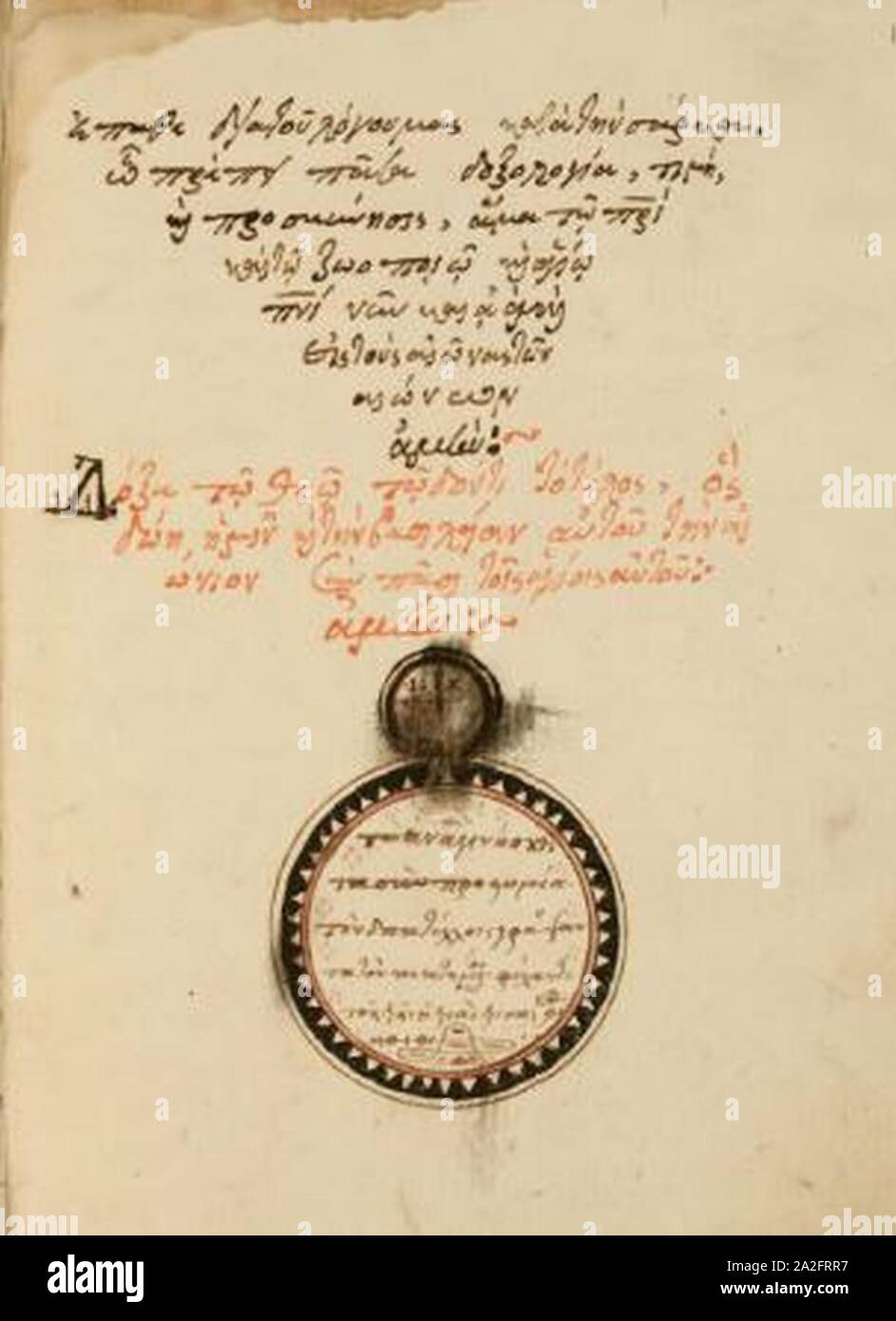 Elizabeth giorno McCormick Apocalisse f194r. Foto Stock