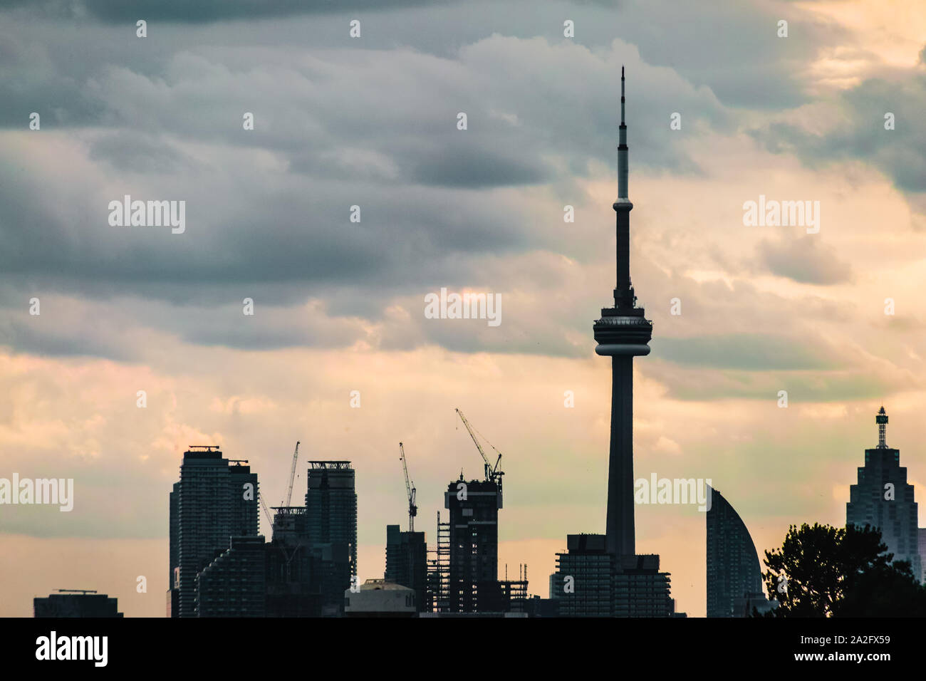 Skyline di Toronto, Ontario, Canada Foto Stock