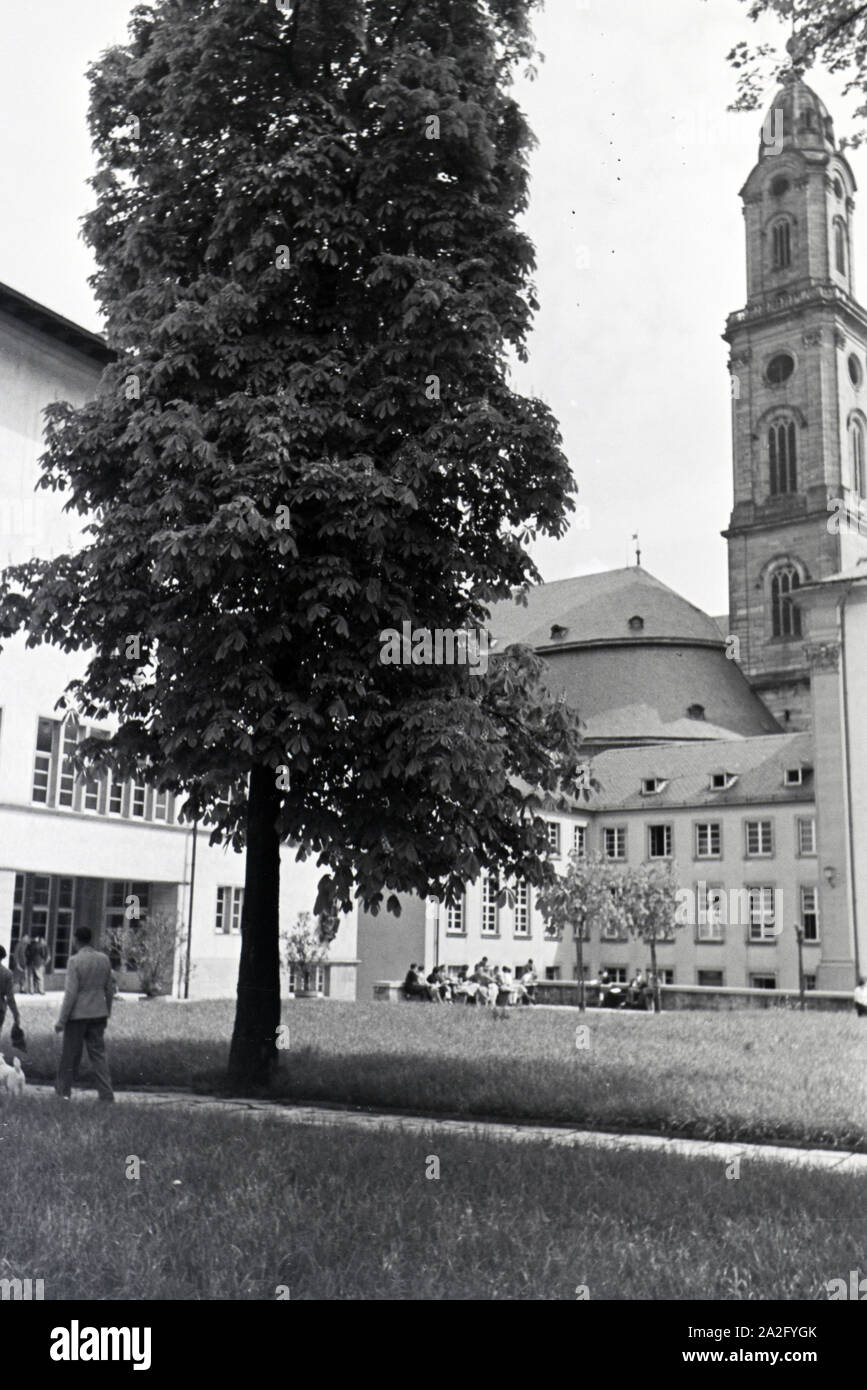 Ein Ausflug zur Ruprecht-Karls-Universität di Heidelberg, Deutsches Reich 1930er Jahre. Un'escursione alla Ruprecht Karls University in Heidelberg; Germania 1930s. Foto Stock