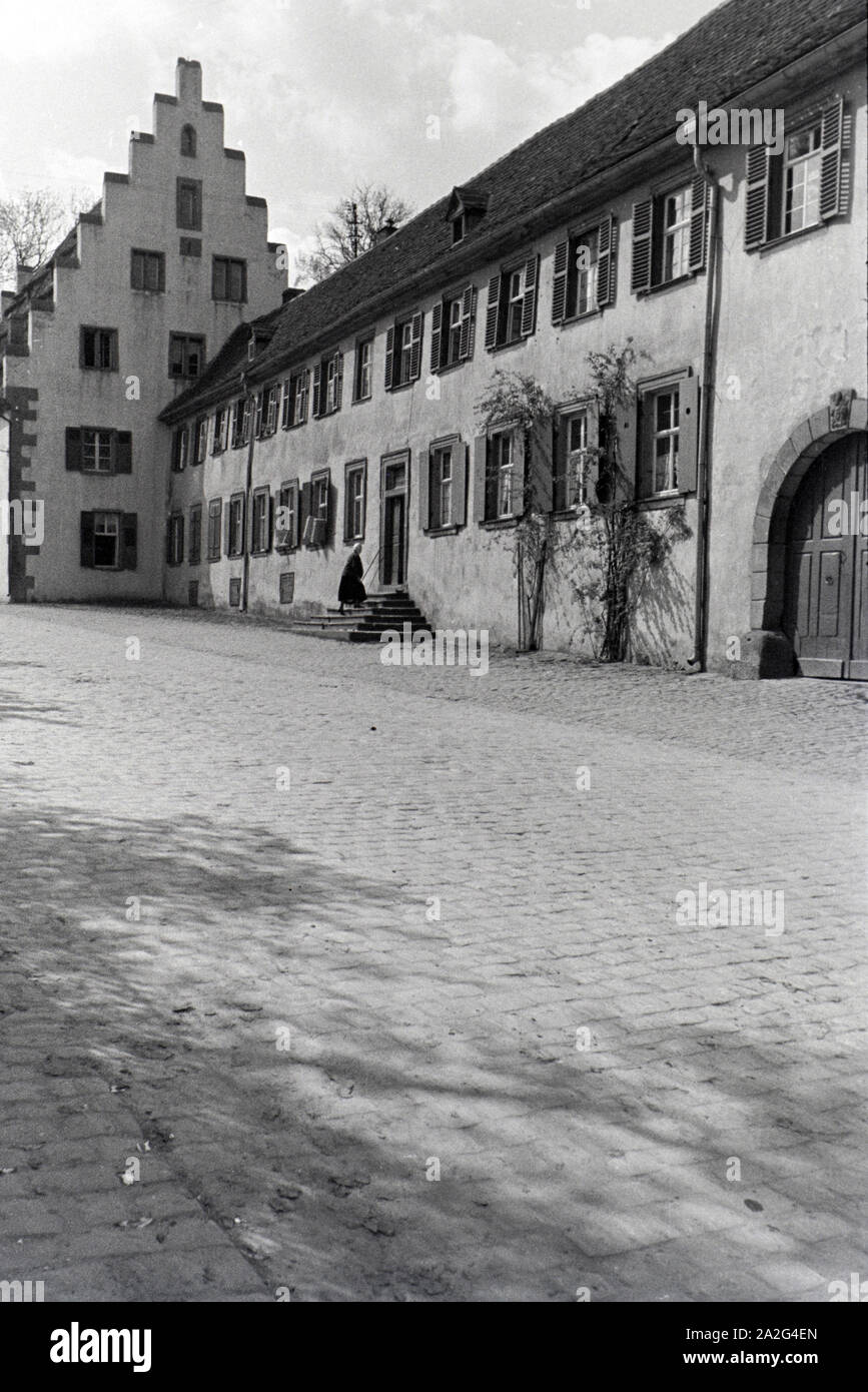 Ein Ausflug nach Amorbach, Deutsches Reich 1930er Jahre. Un viaggio ad Amorbach, Germania 1930s. Foto Stock