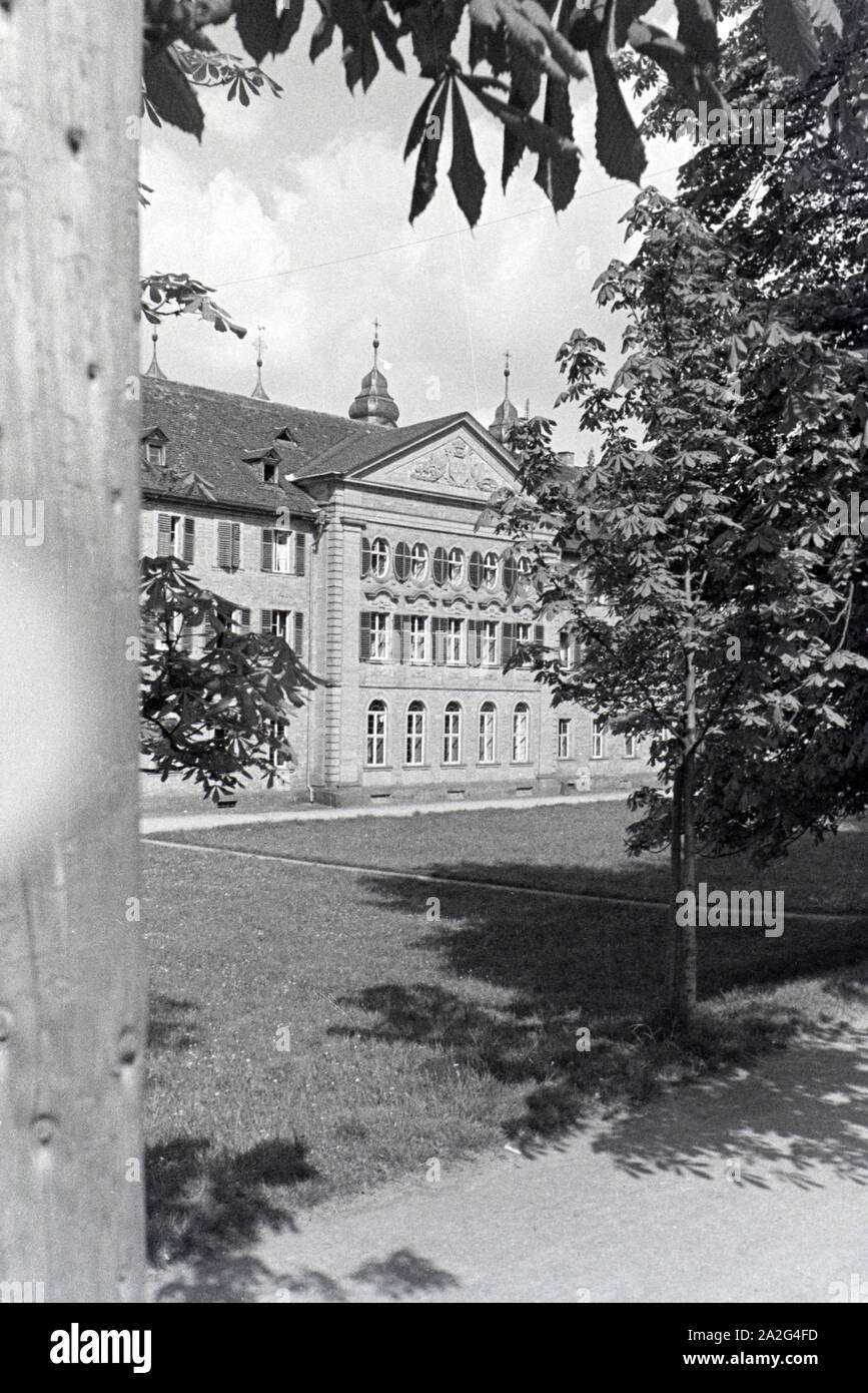 Ein Ausflug nach Amorbach, Deutsches Reich 1930er Jahre. Un viaggio ad Amorbach, Germania 1930s. Foto Stock