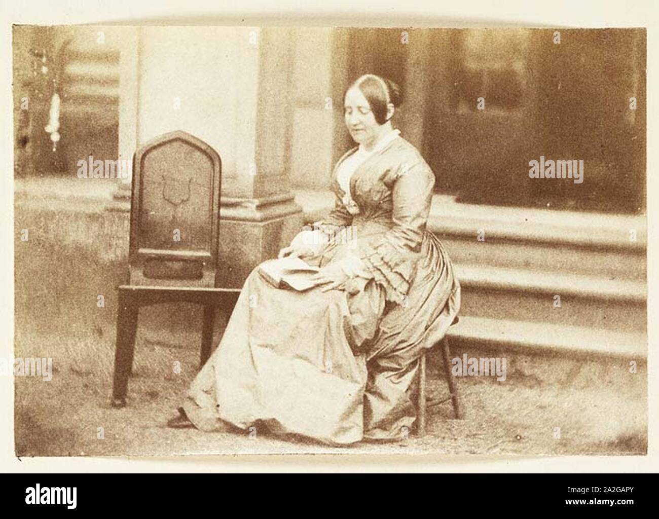 Emma moglie di John Dillwyn Llewelyn (4031401917). Foto Stock