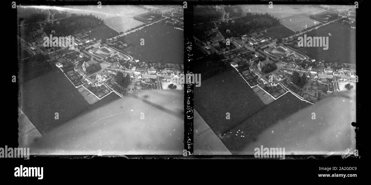 En aéro. 300m. Le Plessis-Belleville. 2-6-17 - Fonds Berthelé - 49FI1254. Foto Stock