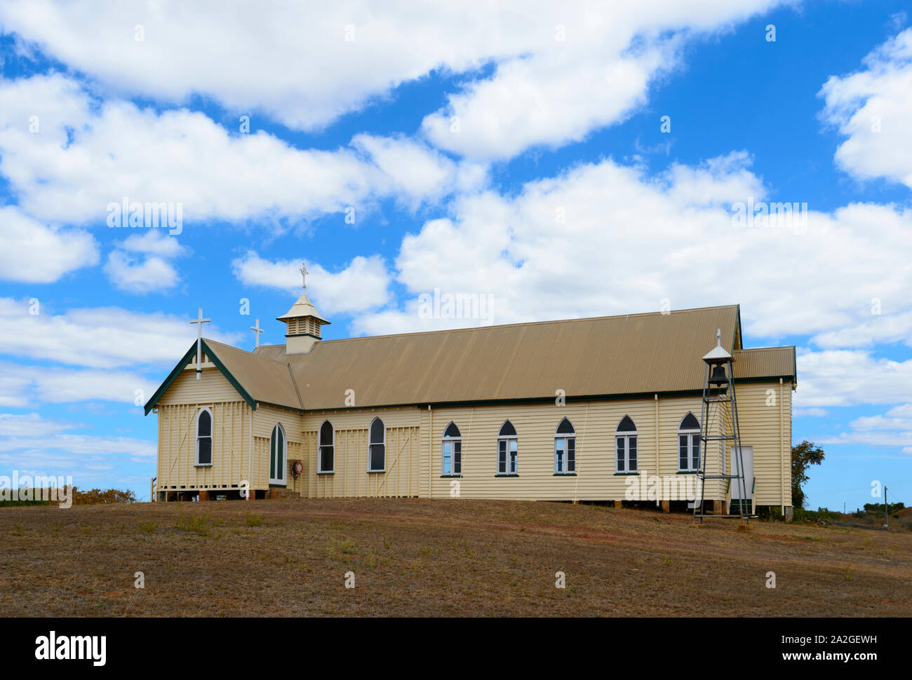 St Patrick nel patrimonio elencati piccolo comune rurale di Ravenswood, Queensland, QLD, Australia Foto Stock
