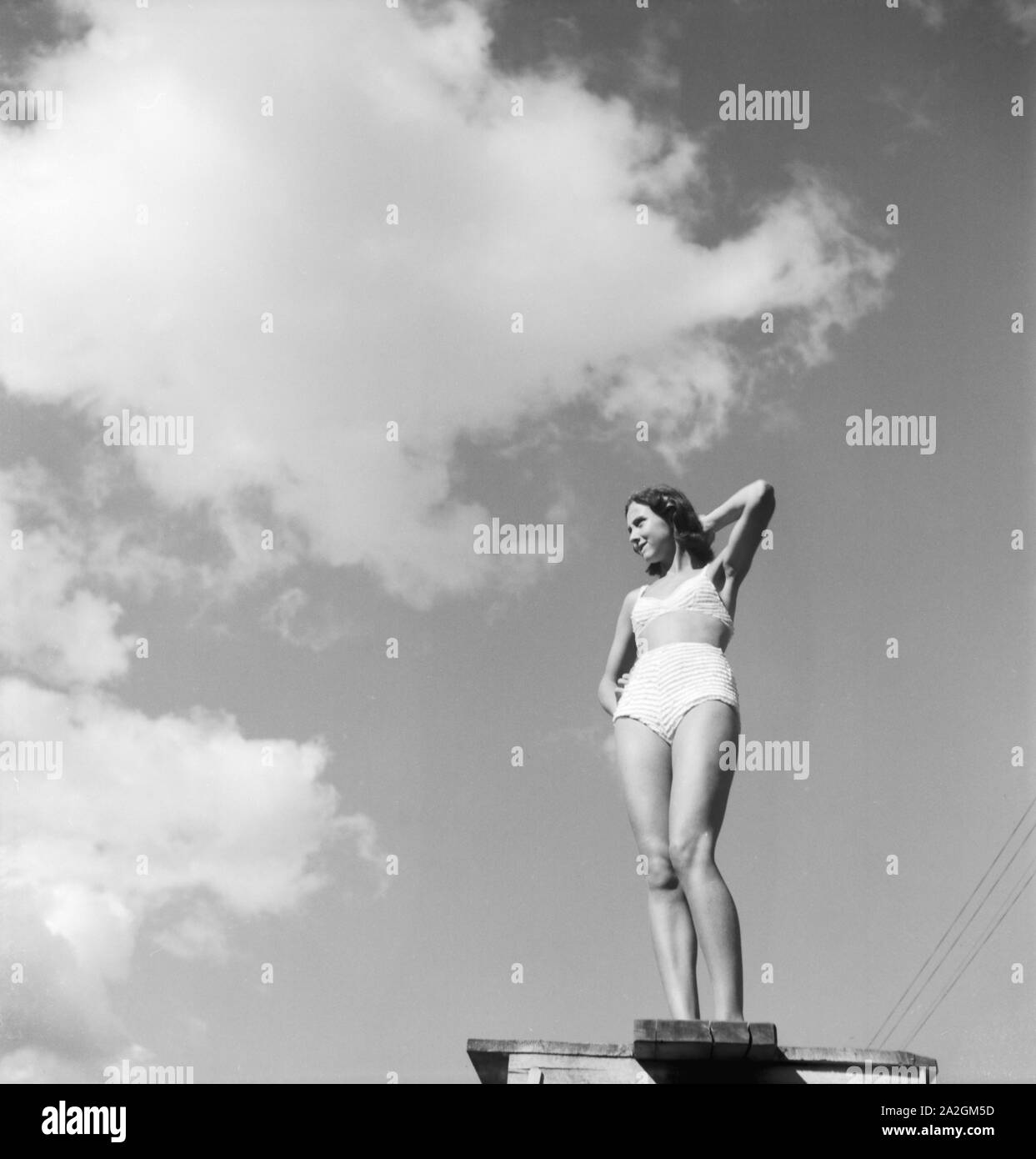 Ein Ausflug nach Bad Rippoldsau Schapbach, Deutsches Reich 1930er Jahre. Un viaggio a Bad Rippoldsau Schapbach, Germania 1930s. Foto Stock