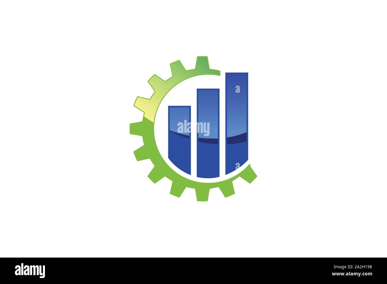 La contabilità finanziaria Logo, i consulenti finanziari Logo Design Modello icona Vettore, finanza moderna logo aziendale, finanziario Stock Exchange Market Illustrazione Vettoriale