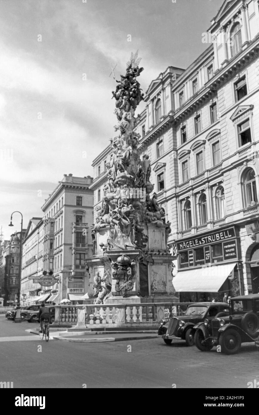 Eine Reise nach Wien, Deutsches Reich 1930er Jahre. Un viaggio a Vienna, Germania 1930s. Foto Stock