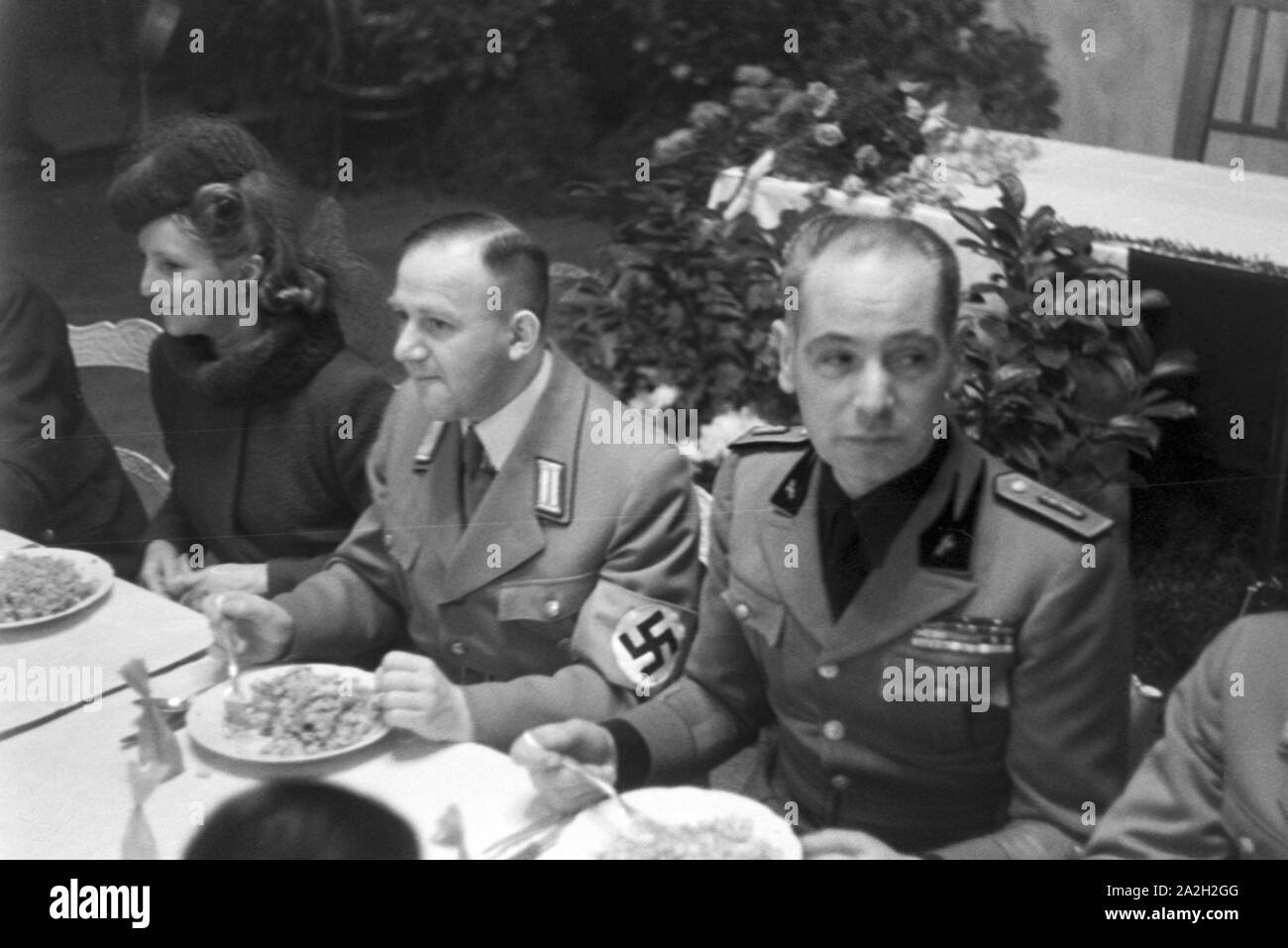 Eine italienische Hochzeit, Deutsches Reich 1930er Jahre. Un italien wedding, Germania 1930s. Foto Stock