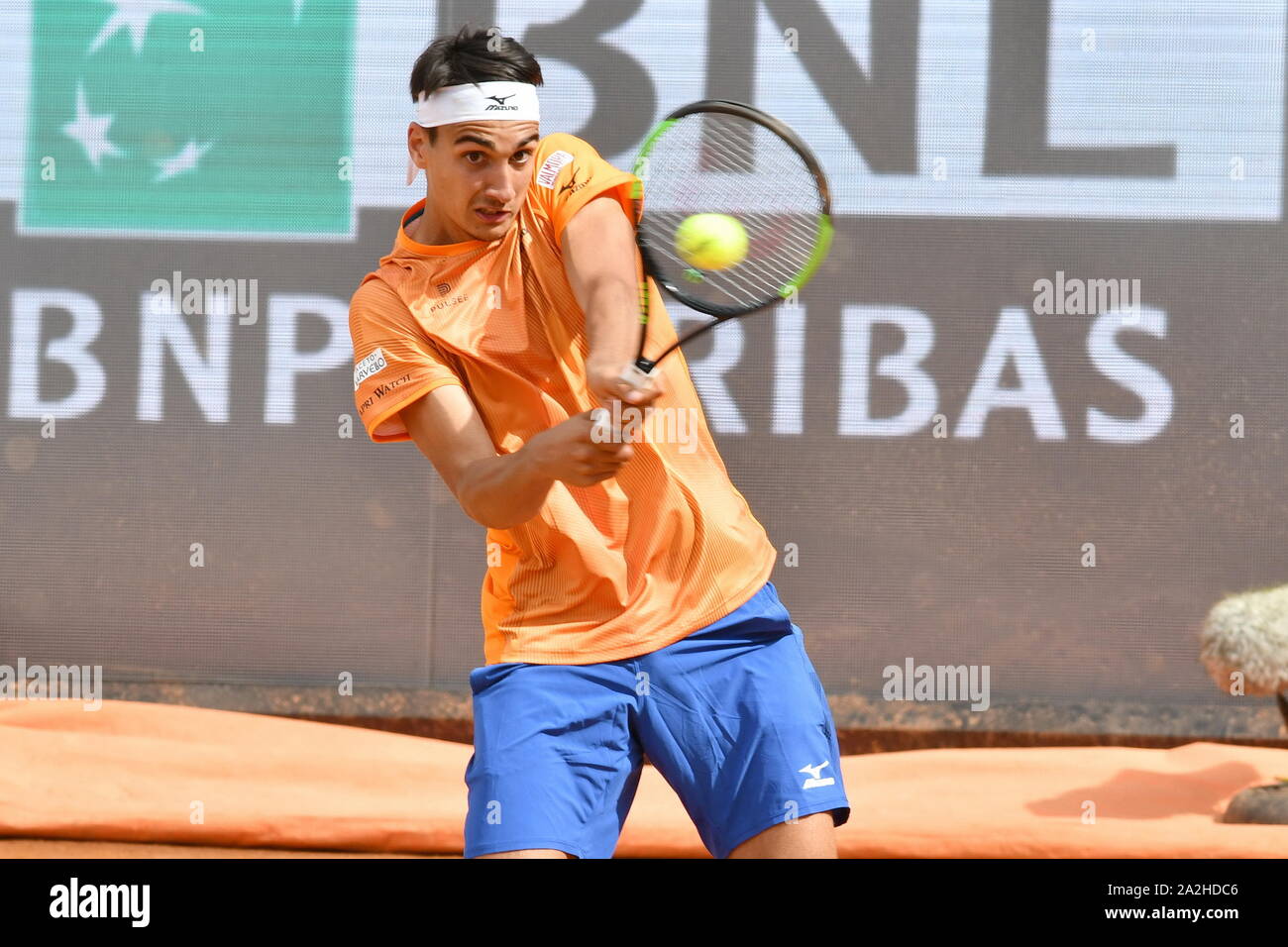 Lorenzo sonego durante Roma Internazionali BNL 2019 , roma, Italia, 13 maggio 2019, Tennis Tennis Internazionali Foto Stock