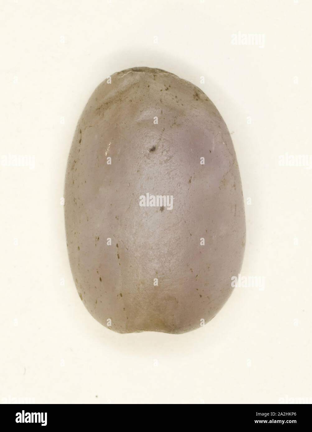 Scarabeo: Uninscribed, Regno di Mezzo, Dynasty 12 (circa 1985-1773 BC), egiziano, Egitto, ametista, 0,6 × 1,4 × 1 cm (1/4 × 9/16 × 3/8 in Foto Stock