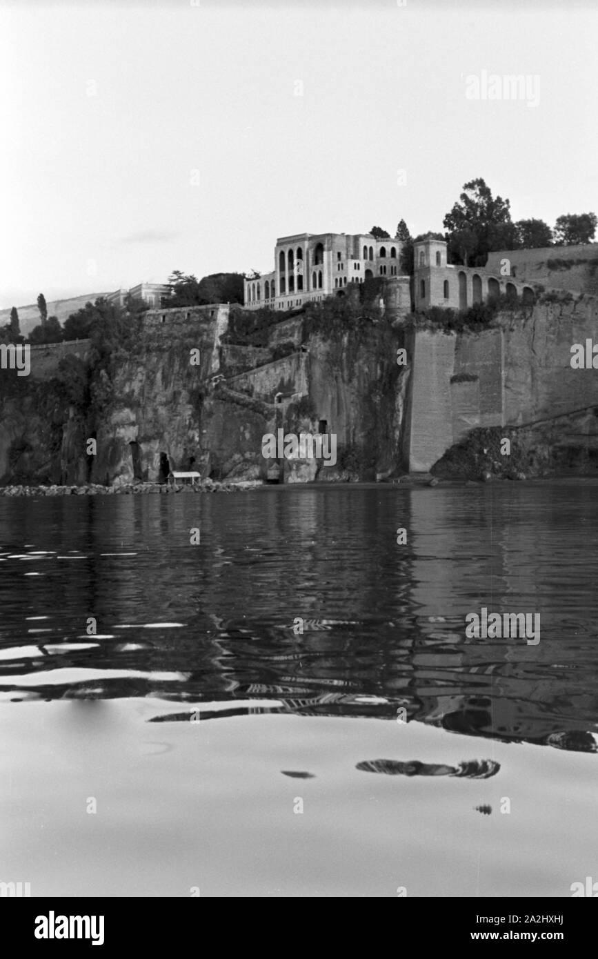 Eine Reise nach Italien; Italien 1930er Jahre. Un viaggio in Italia; Italia 1930s. Foto Stock