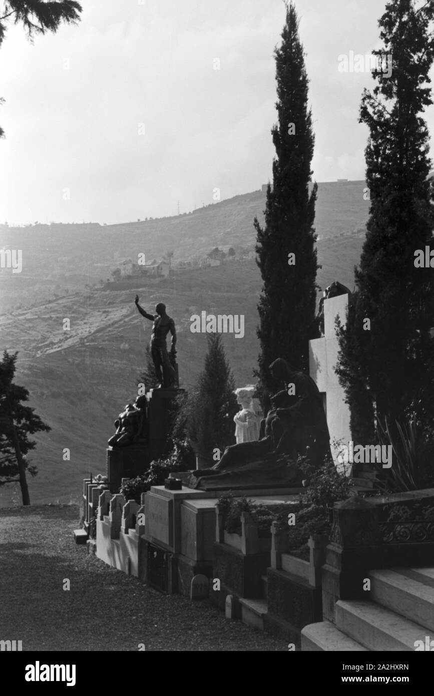 Eine Reise nach Italien; Italien 1930er Jahre. Un viaggio in Italia; Italia 1930s. Foto Stock