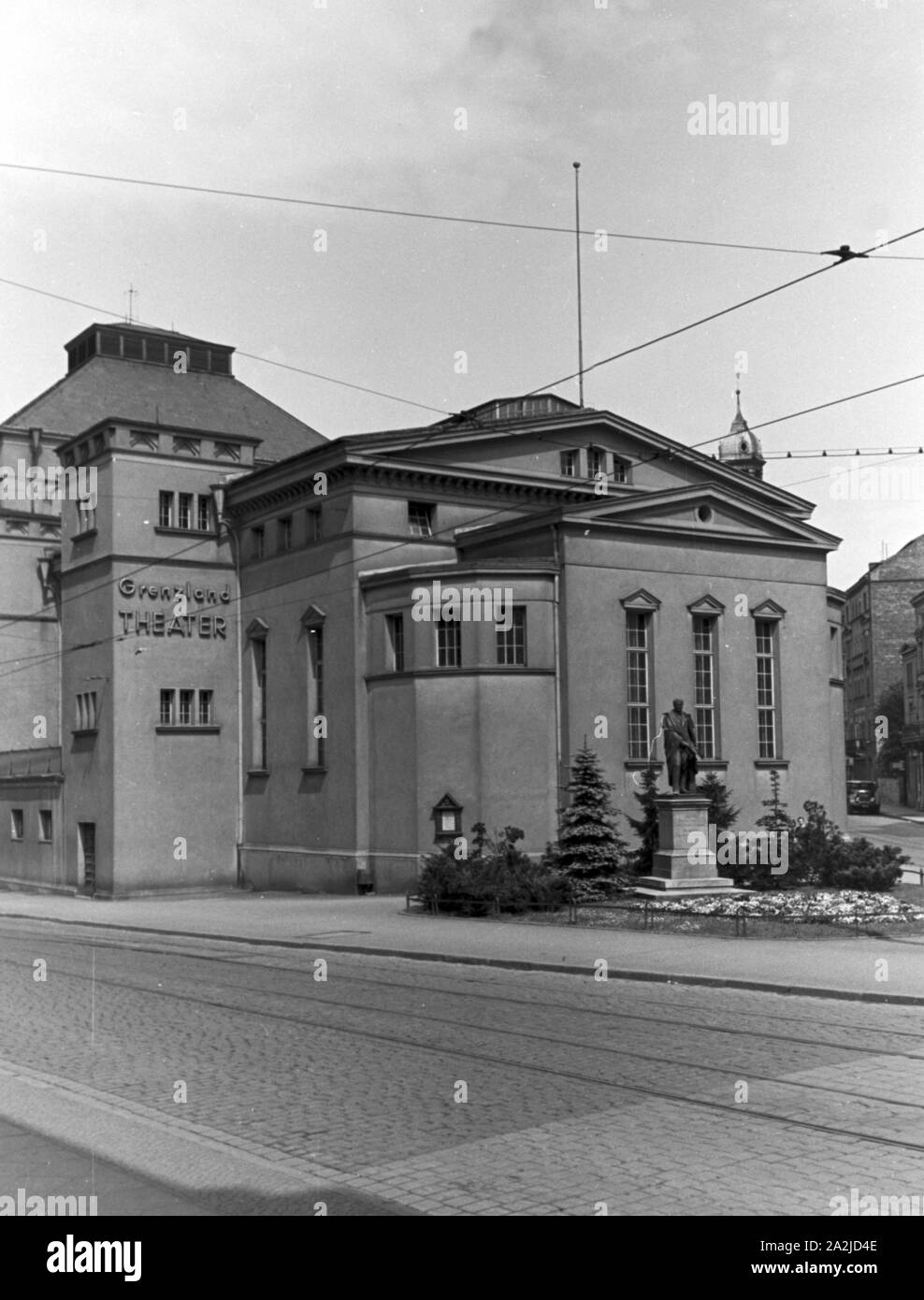 Eine Reise nach Görlitz; Deutsches Reich 1930er Jahre. Un viaggio a Görlitz, Germania 1930s. Foto Stock