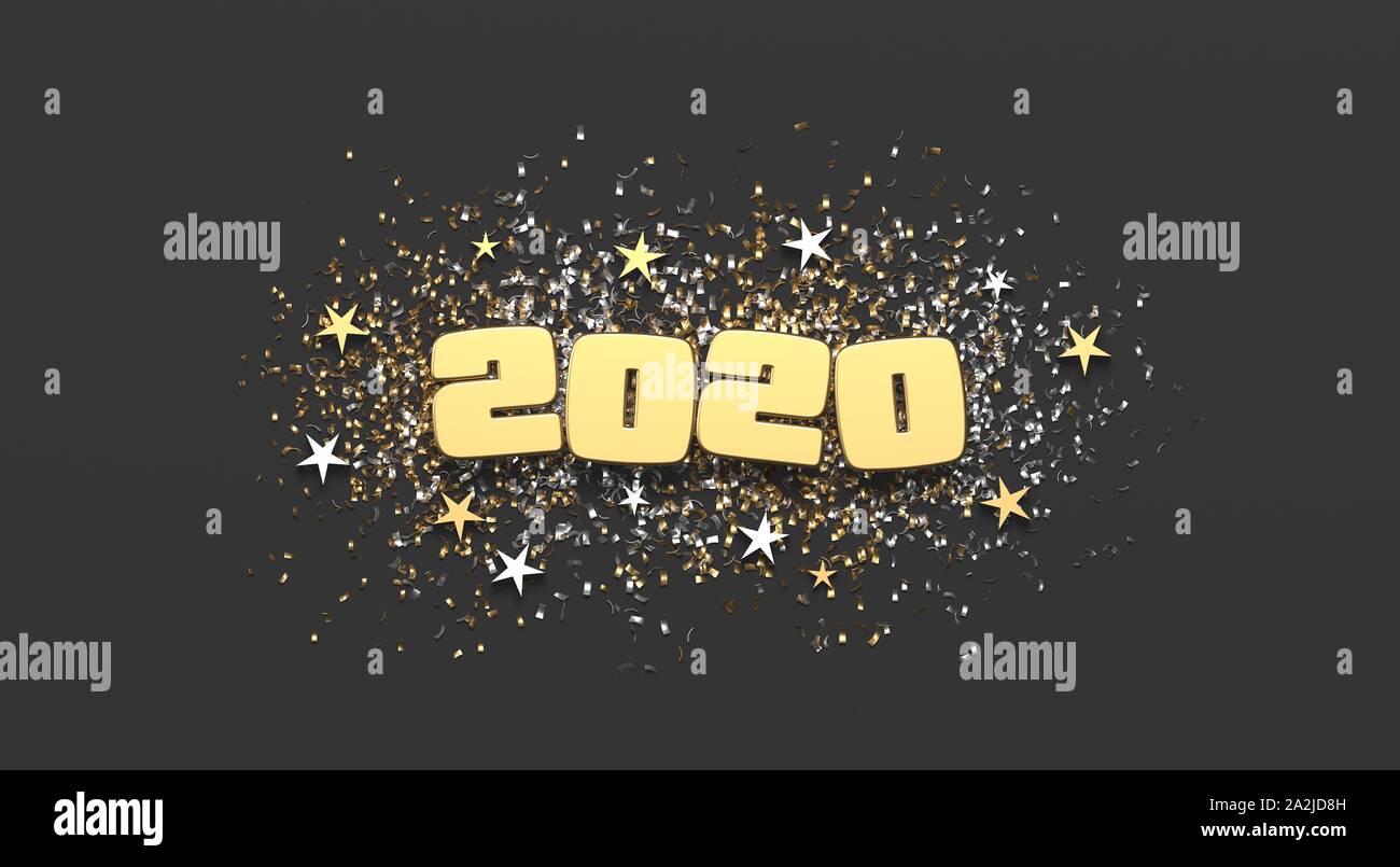 Felice anno nuovo 2020 Foto Stock
