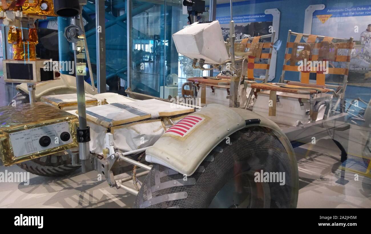 Veicolo Lunar Roving N. 4, Boeing, 1971 - Kennedy Space Center - Cape Canaveral, Florida - 6 Novembre 2018 Foto Stock