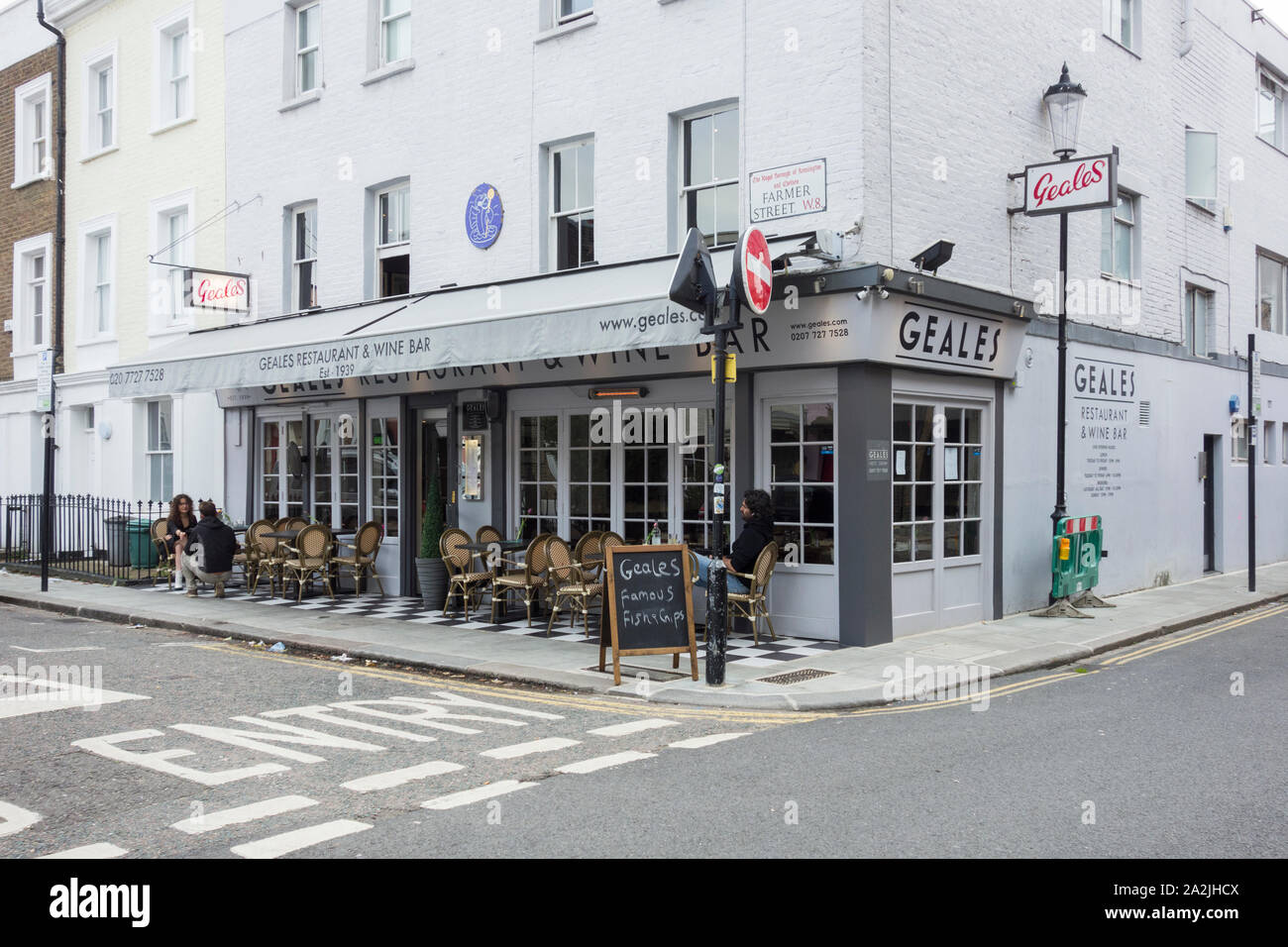 Geales ristorante di pesce, agricoltore Street, Londra, Regno Unito Foto Stock