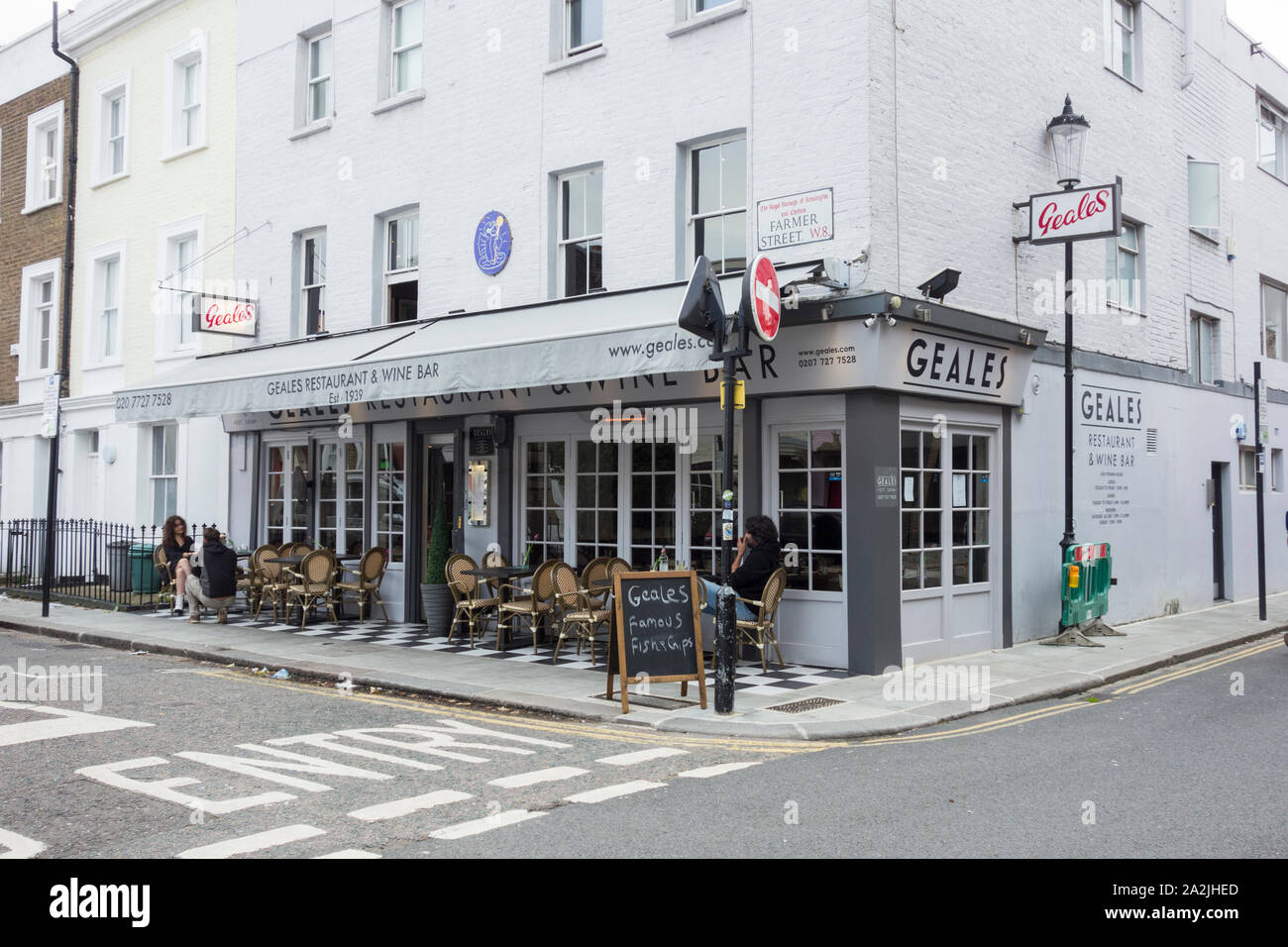 Geales ristorante di pesce, agricoltore Street, Londra, Regno Unito Foto Stock