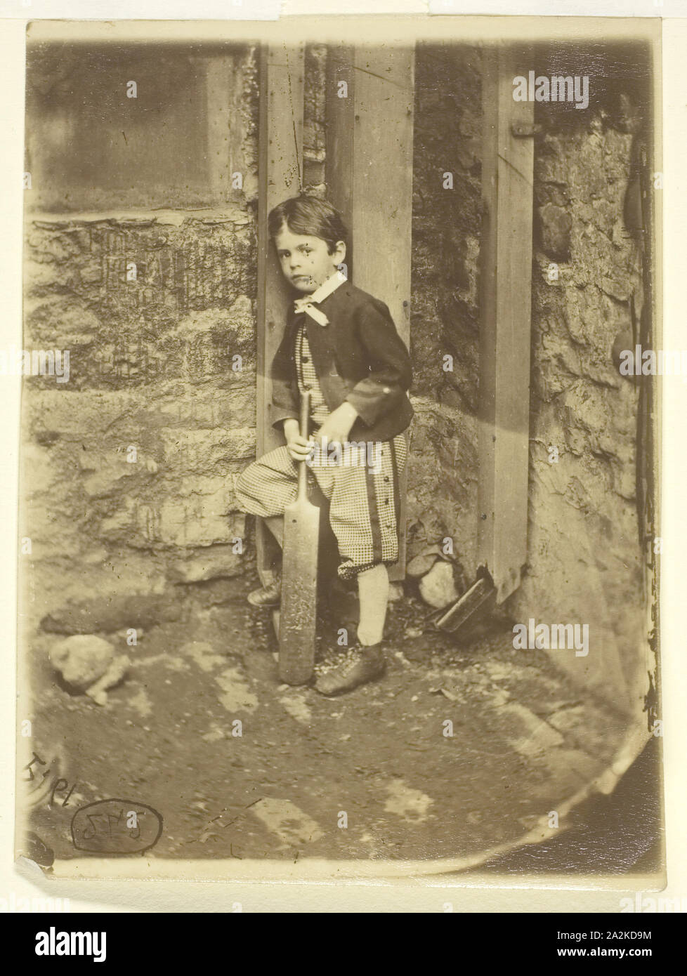 Charles (Robin) Langton Clarke, 1864, Lewis Carroll (Charles Lutwidge Dodgson), inglese, 1832-1898, Inghilterra, albume stampa, 10.1 × 7,8 cm (nell'immagine), 10,7 × 8 cm (carta Foto Stock