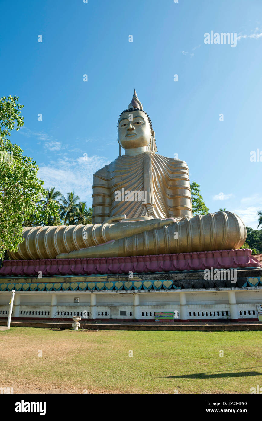 Sri Lanka, Provincia del Sud, Sud du Sri Lanka Süd, Sri Lanka, Sud Sri Lanka, tempio Dikwela Wewurukannala Vihara, Bouddha, Buddha Foto Stock