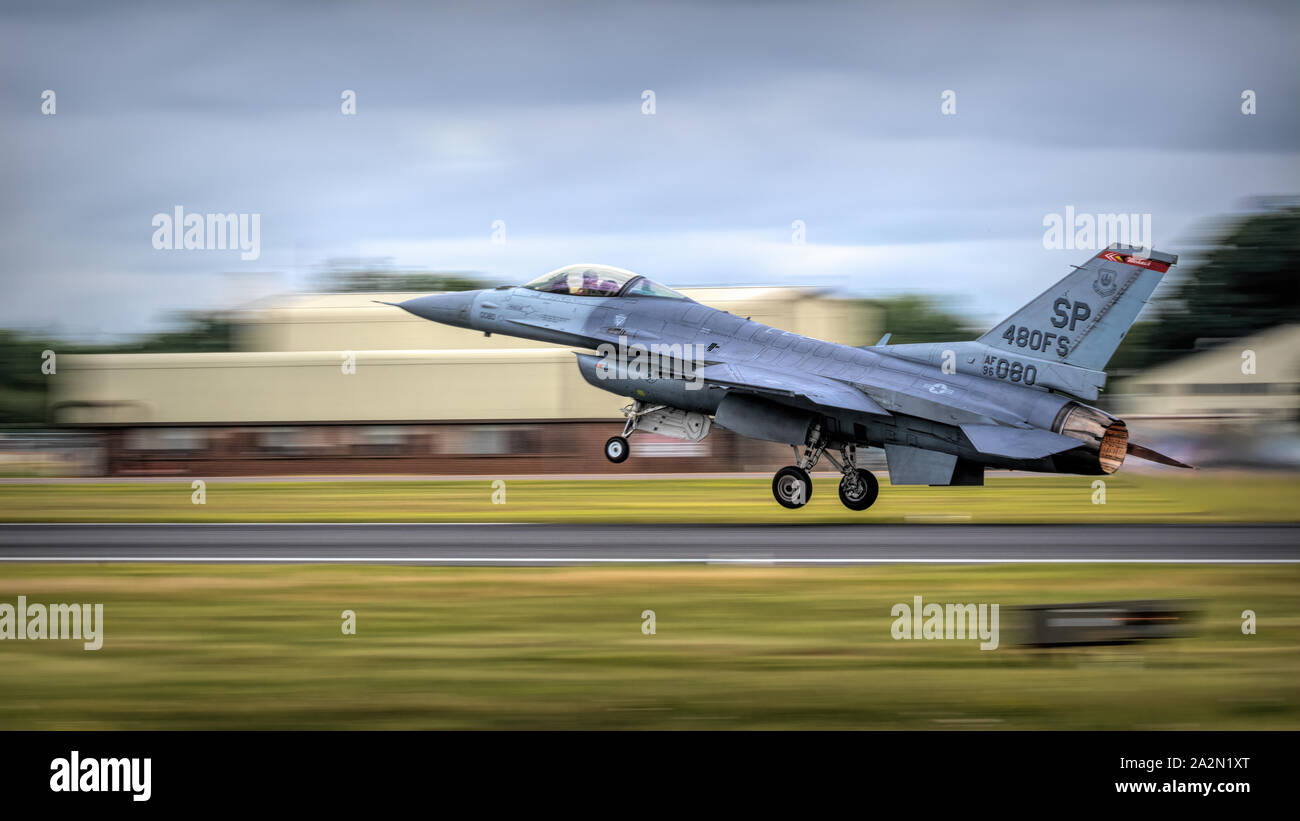 United States Air Force General Dynamics F-16 Fighting Falcon Foto Stock