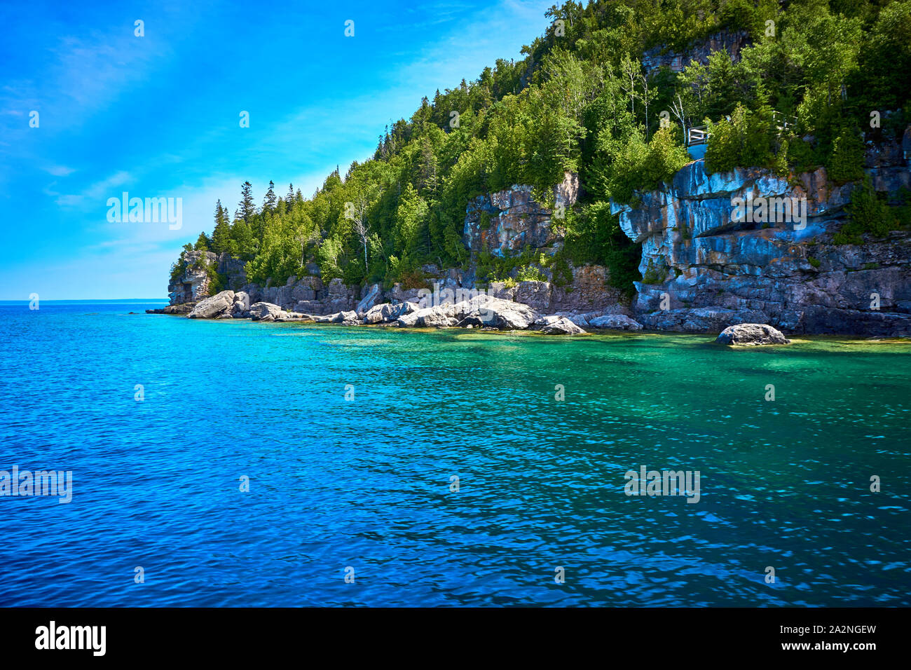 Tobermory Ontario Canada Bruce penisola parco nazionale Foto Stock