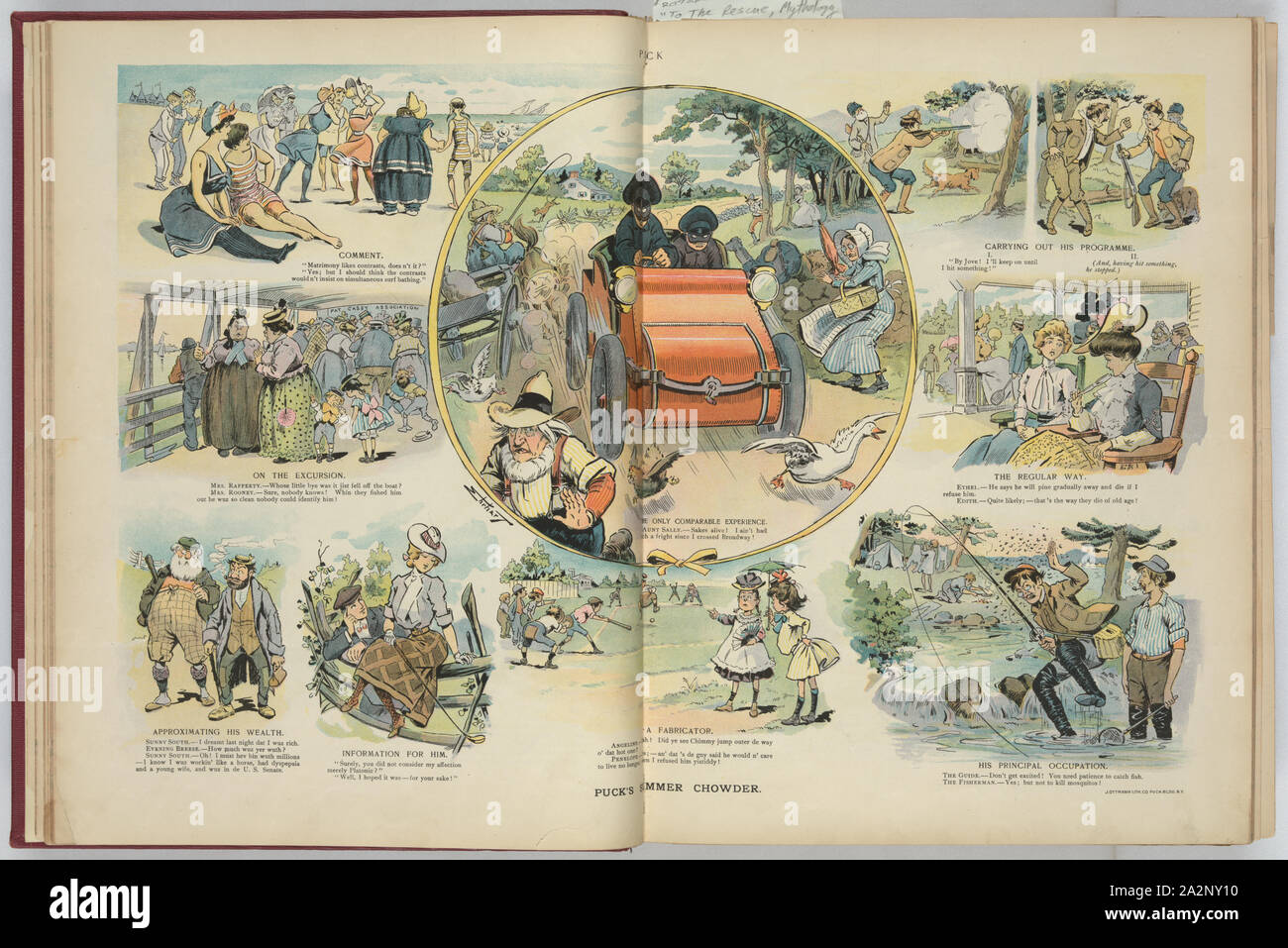 Di Puck zuppa estiva / Ehrhart. Foto Stock