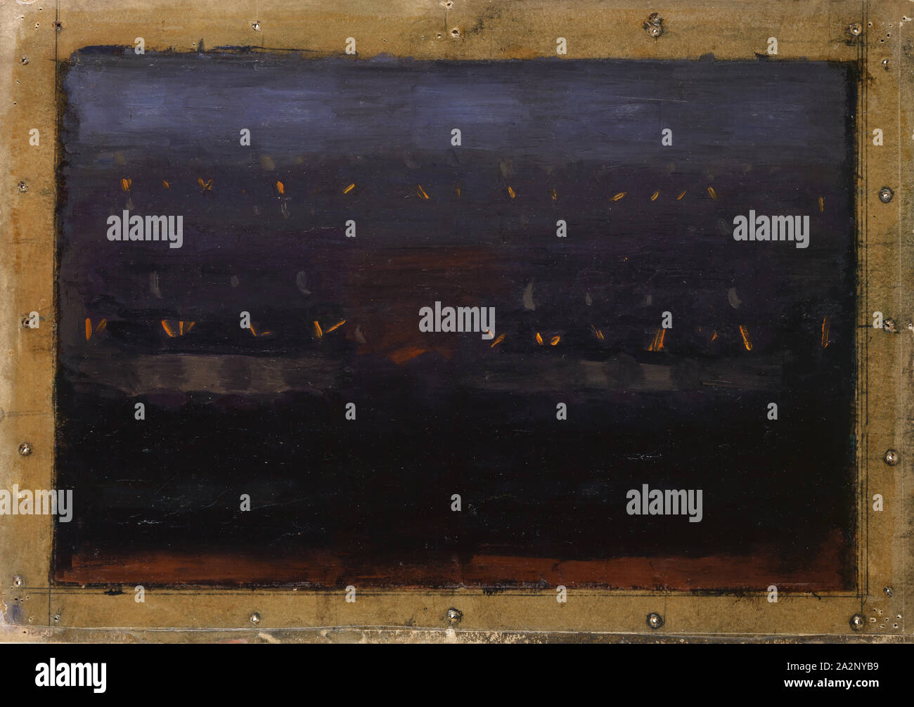 Preparazione., composizione completa IV, c. 1928/1930, olio su carta montata su cartone, 28,4 x 40,3 x 0,3 cm cartone |, circa 23 x 35 cm immagine, non segnato, Otto Meyer-Amden, Berna 1885-1933 Zürich Foto Stock