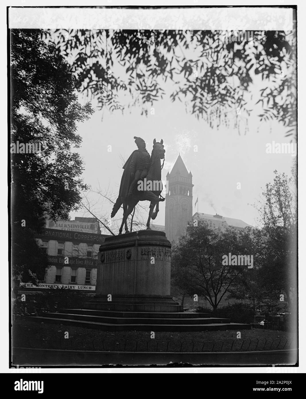Pulaski statua, 11/10/26 Foto Stock
