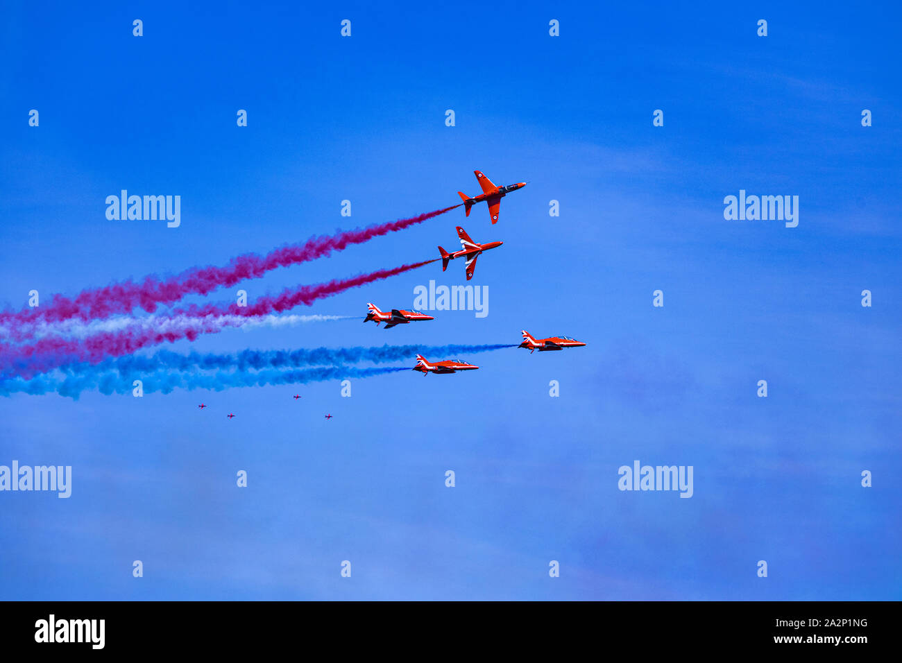 Newcastle Air Show, le frecce rosse Foto Stock