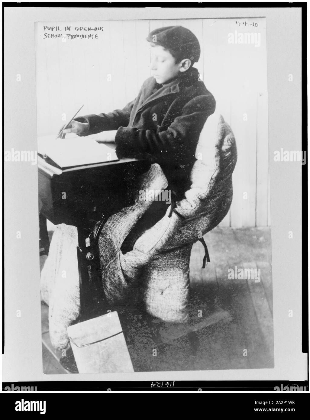 Pupilla in open-air school di Providence Foto Stock