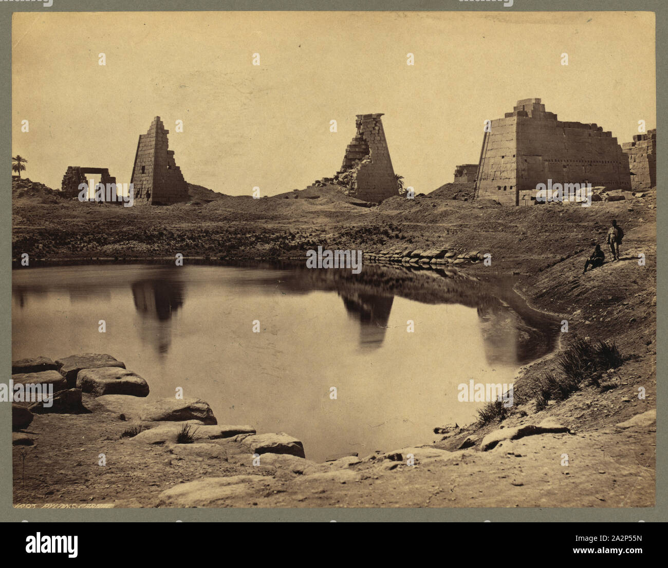 Tralicci. Carnac Foto Stock